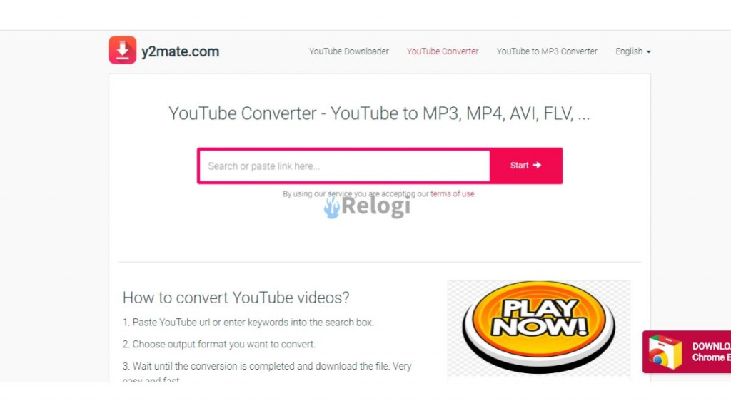 Download MP3 YouTube via Y2MATE