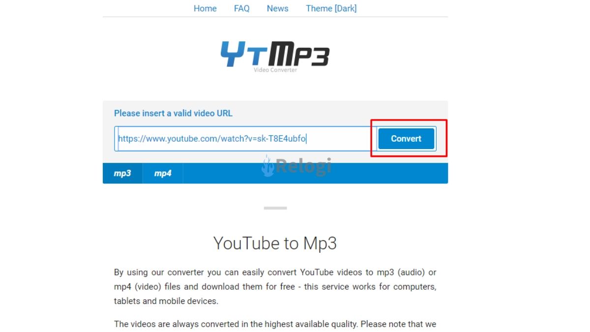 Langkah 4 Download MP3 YouTube via YTMP3