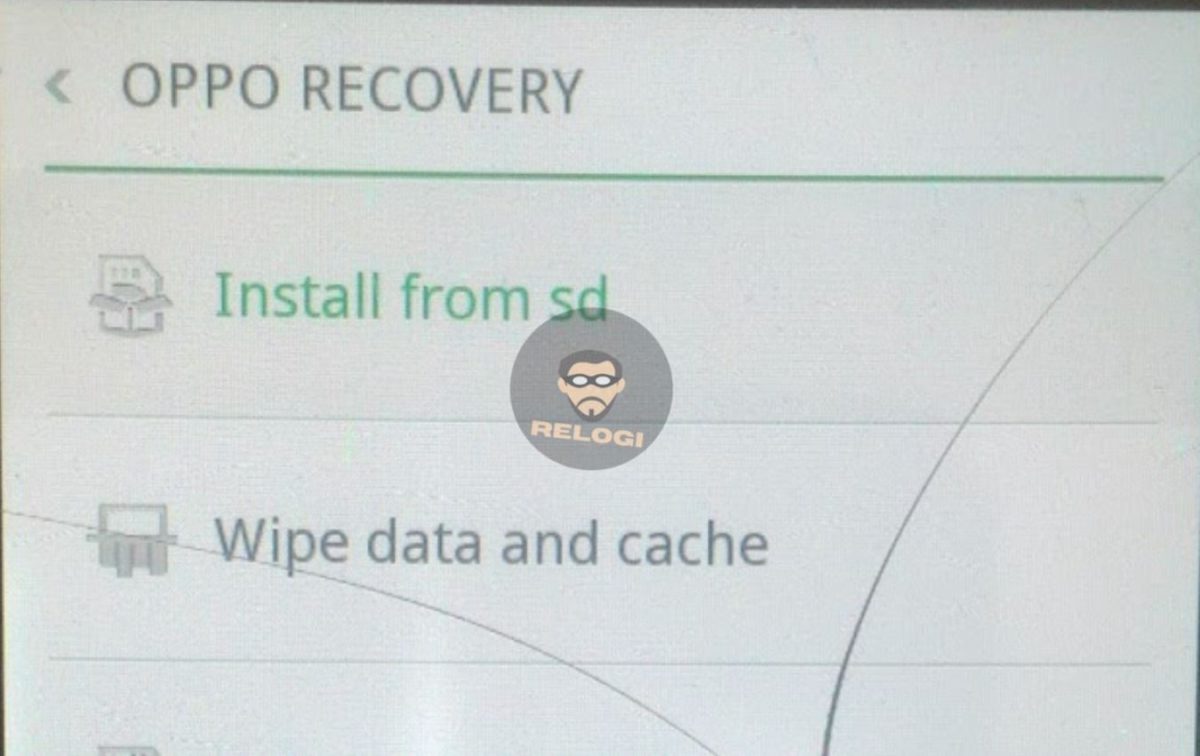 wipe data cache