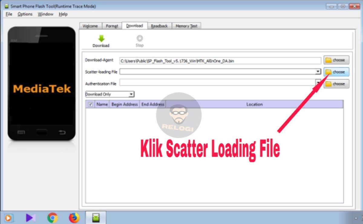 klik scatter loading